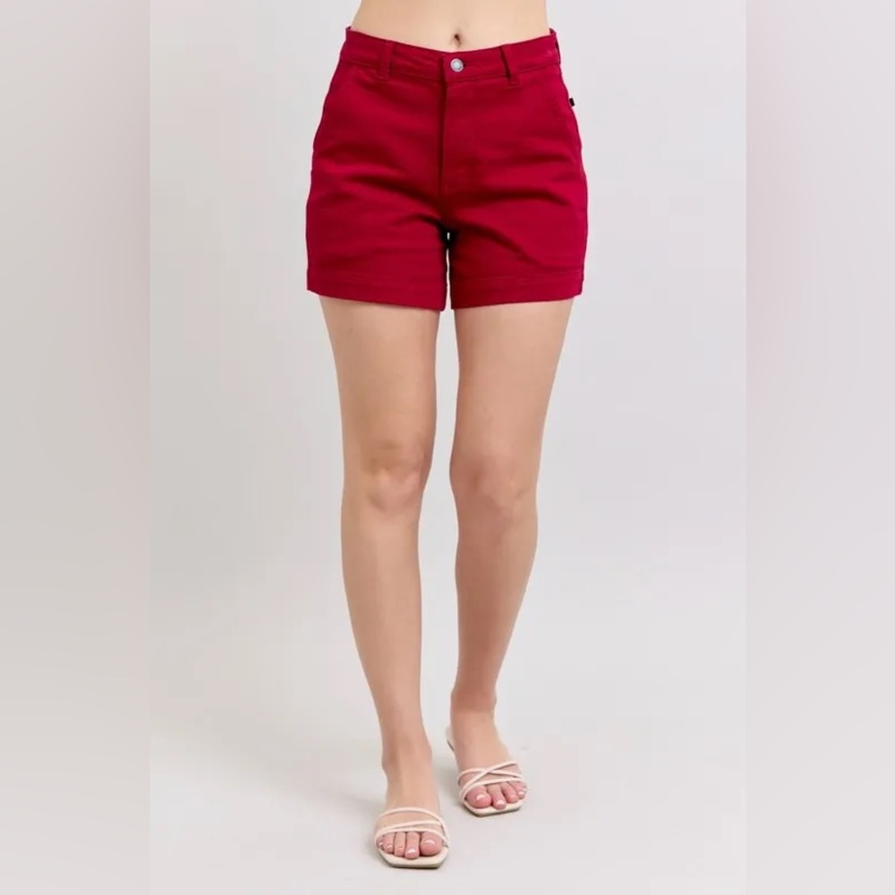 NEW Judy Blue Heart Pocket Denim Shorts - Picture 5 of 5